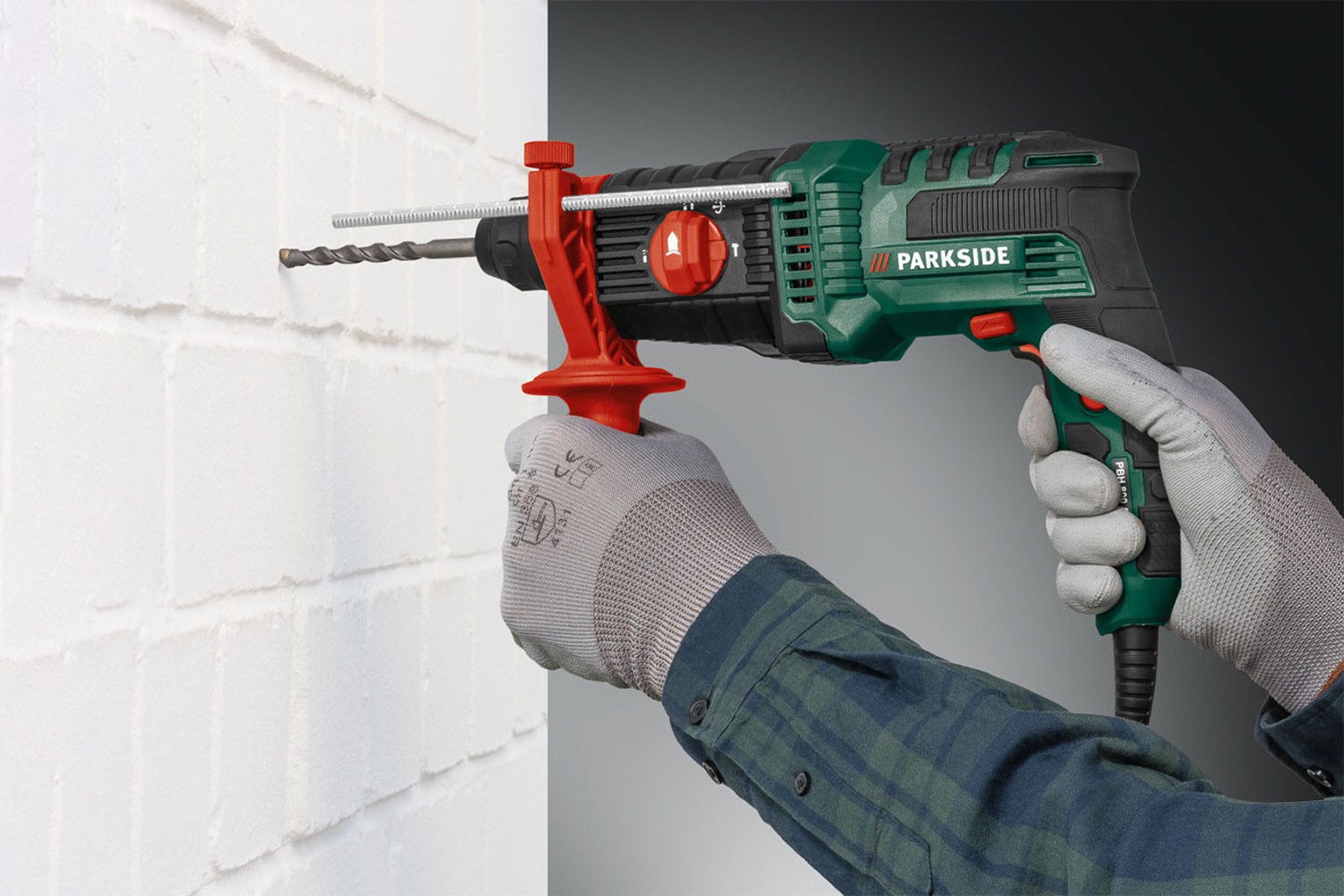 Перфоратор Parkside 800W 1.2Дж 1650 Об/Хв 7500 Уд/Хв Sds Plus